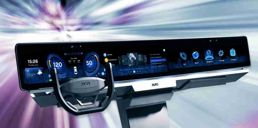 银河集团开拓前瞻显示技术创新应用，，，，结合优异整合设计能力，，，开发智能车载FIDM Plus一体化显示方案，，，让驾驶操作与车内娱乐体验再进化