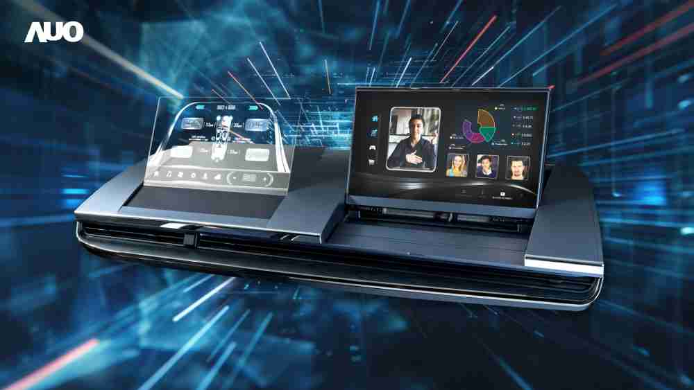 银河集团Micro LED Display HMI解决方案打造透明Micro LED前座仪表，，，呈现信息并保留驾驶视野开阔；亦为副驾驶座乘客打造收放自如的Micro LED屏幕，，，在不影响显示质量的前提于显示区内建镜头，，，让用户能与视讯对象直接眼神接触，，，，提供绝佳的双向沟通体验