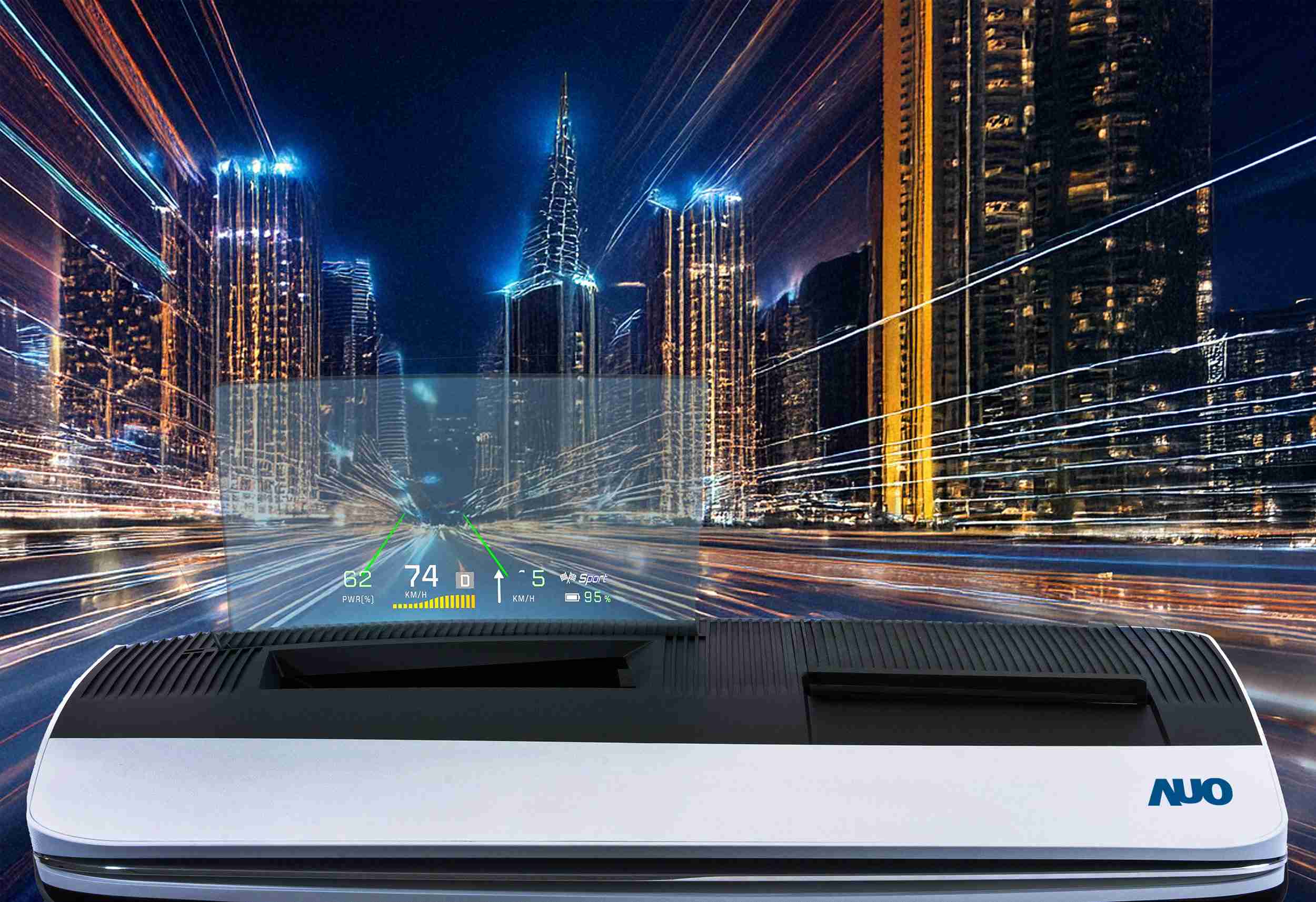 银河集团推出13吋Micro LED抬头显示器，，提供高入眼亮度、、、、高色彩饱和度的显示质量，，在阳光下或黑暗中都清晰可见，，并利用Micro LED模块体积小的优势，，解决车用空间有限的痛点